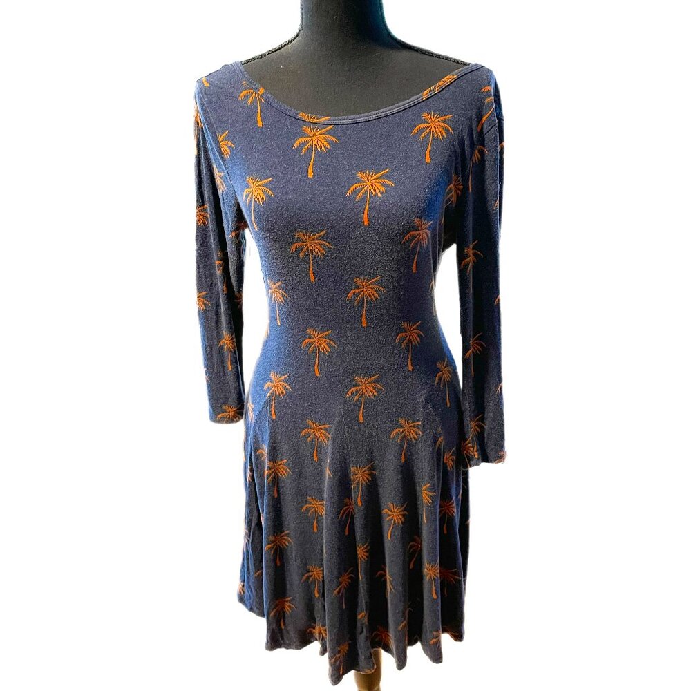 Alexa Chung + Madewell palm tree print dress